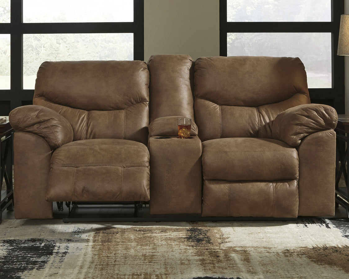 Boxberg DBL Rec Loveseat w/Console