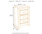 Juararo Two Drawer Night Stand