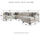 Dellara 5-Piece Sectional with Chaise