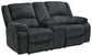 Draycoll DBL Rec Loveseat w/Console