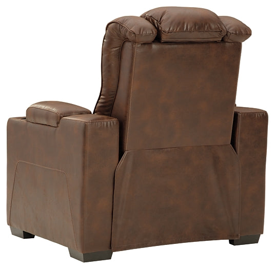 Owner's Box PWR Recliner/ADJ Headrest