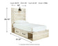 Cambeck  Panel Bed With 2 Storage Drawers