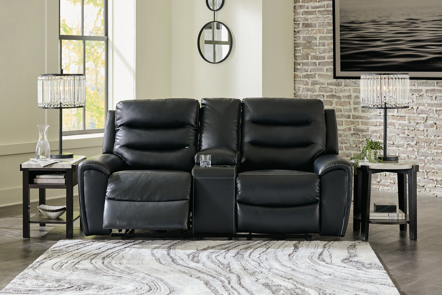 Warlin PWR REC Loveseat/CON/ADJ HDRST