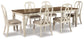 Realyn Dining Table and 6 Chairs