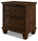 Danabrin Two Drawer Night Stand