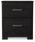 Belachime Twin Panel Bed with Mirrored Dresser, Chest and 2 Nightstands