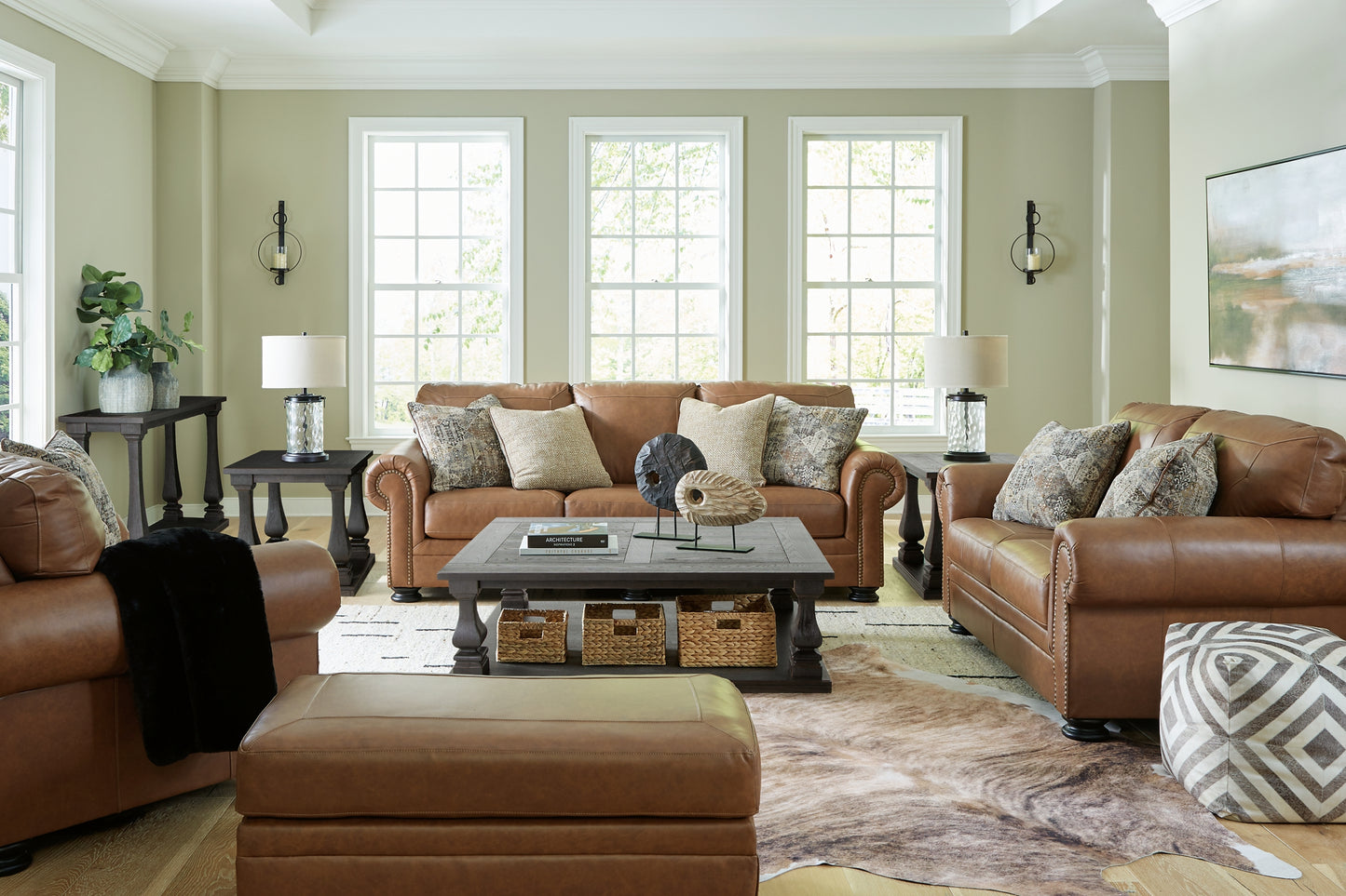 Carianna Sofa, Loveseat, Chair and Ottoman