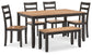 Gesthaven Dining Room Table Set (6/CN)