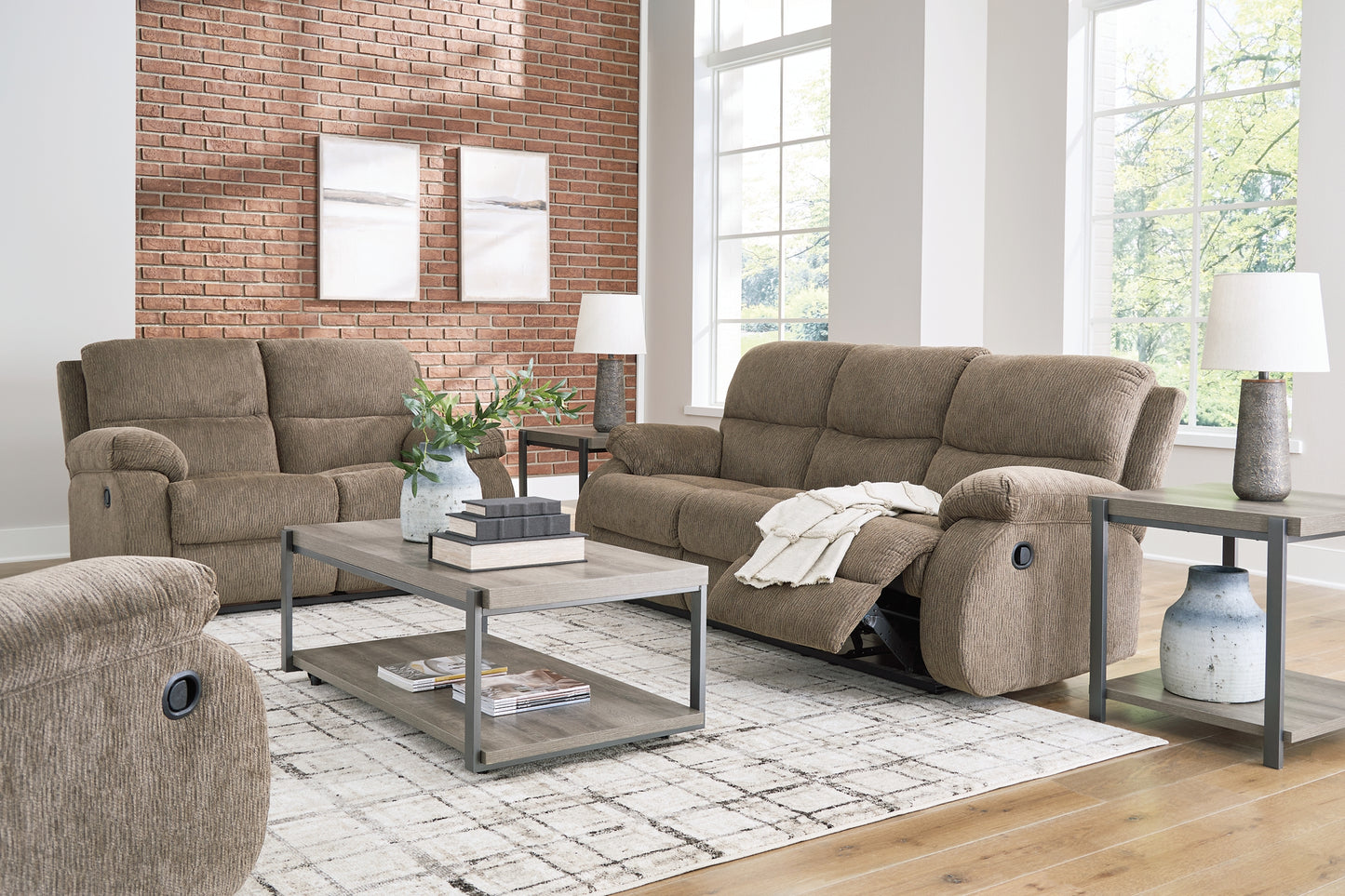 Scranto Sofa, Loveseat and Recliner