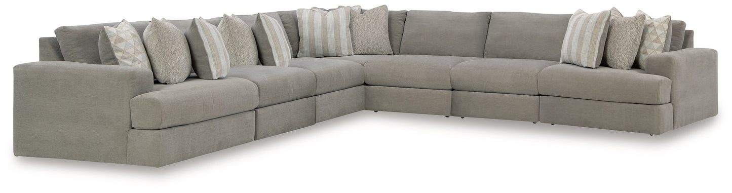 Avaliyah 7-Piece Sectional with Ottoman