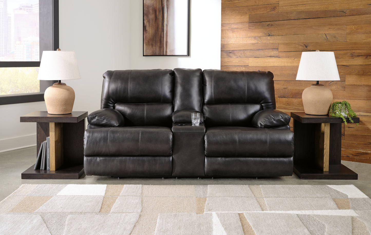 Mountainous Sofa, Loveseat and Recliner