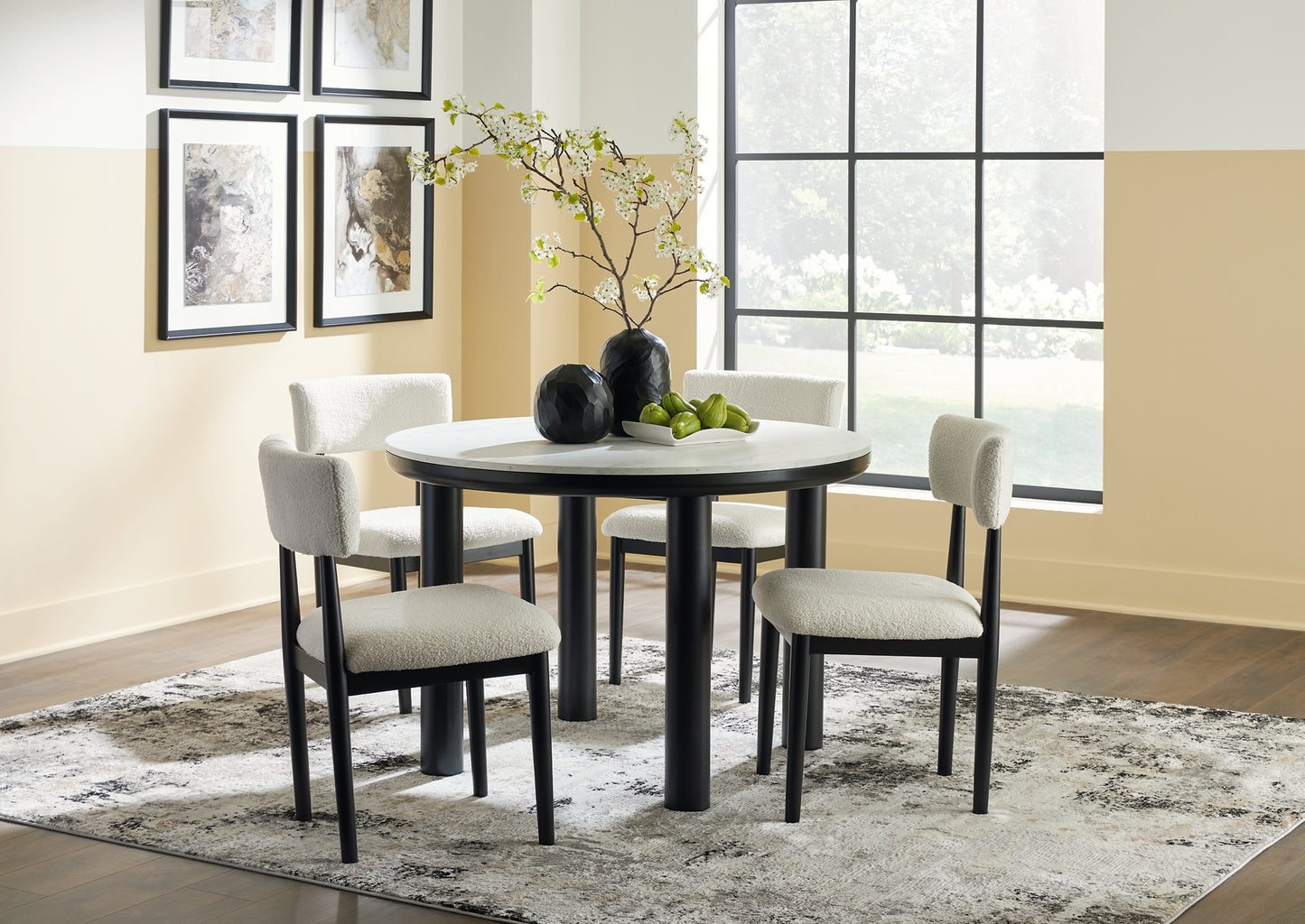 Xandrum Dining Table and 4 Chairs