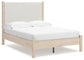 Cadmori  Upholstered Panel Bed