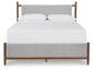 Lyncott King Upholstered Bed with Mirrored Dresser, Chest and 2 Nightstands