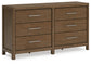 Cabalynn California King Panel Bed with Dresser, Chest and Nightstand