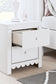 Mollviney Full Panel Storage Bed with Mirrored Dresser and Nightstand