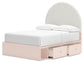 Wistenpine Full Upholstered Panel Bed with Storage