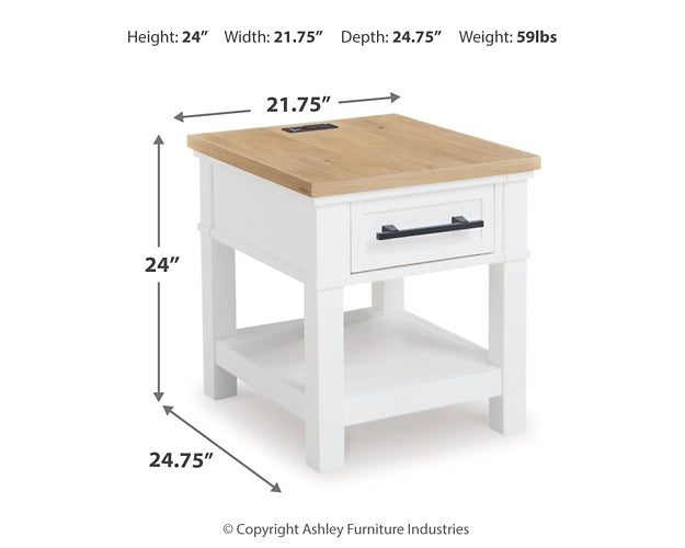 Ashbryn Coffee Table with 1 End Table