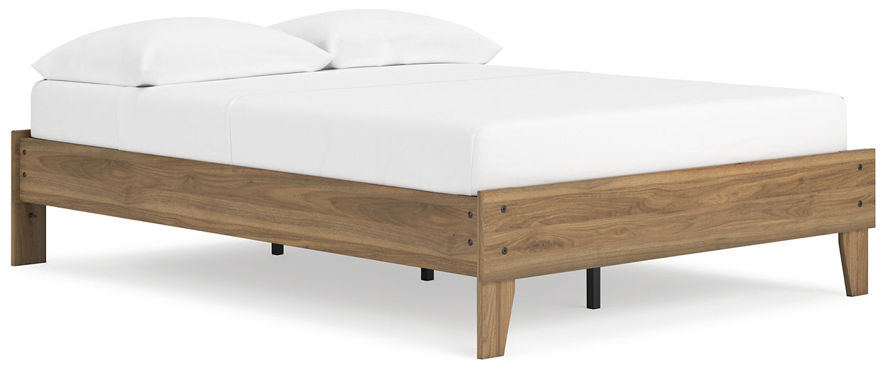 Deanlow Full Platform Bed with Dresser and Nightstand