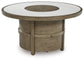 Rainier Ranch Round Fire Pit Table